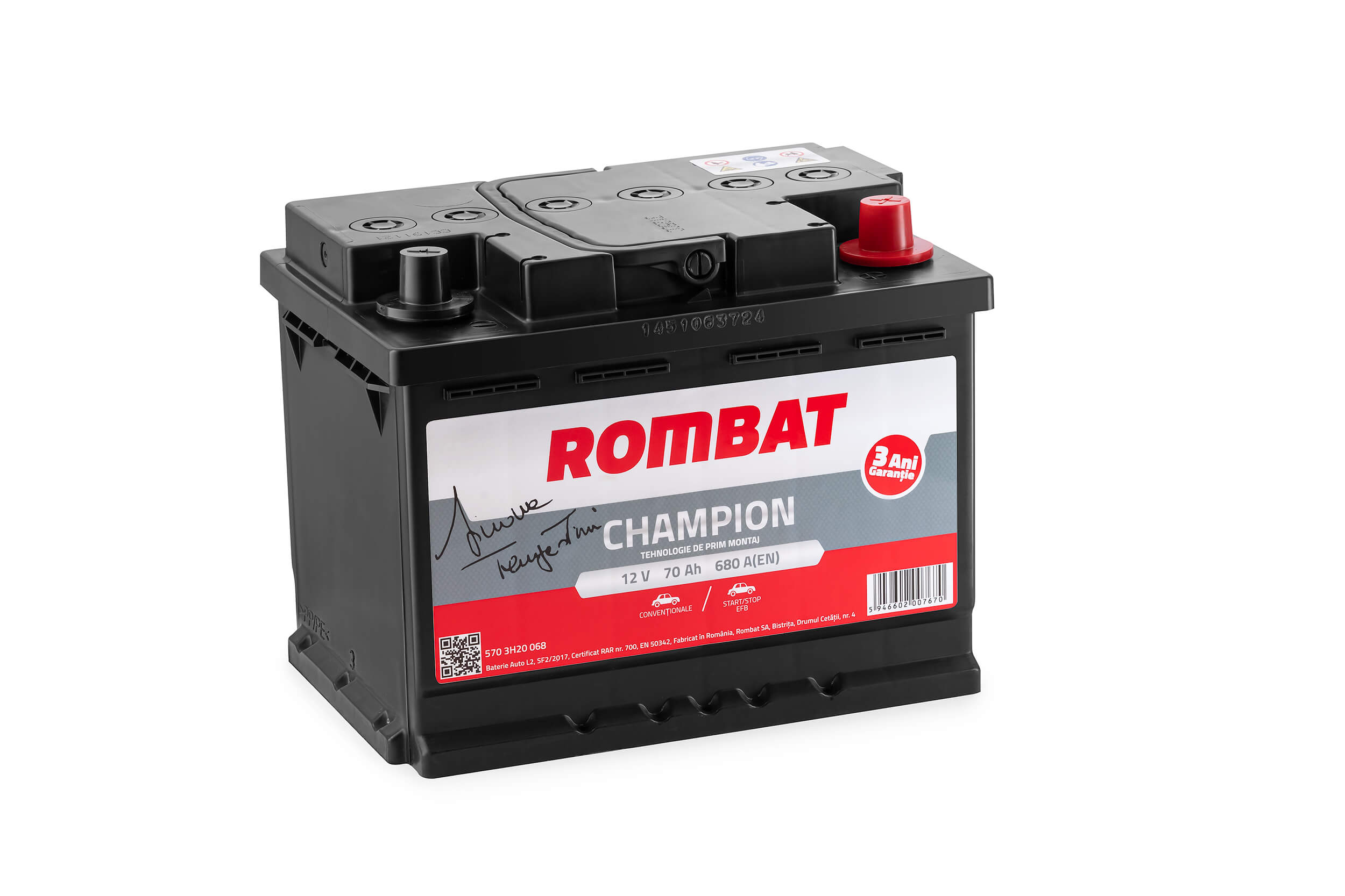 żtartovacia batéria ROMBAT S.A.